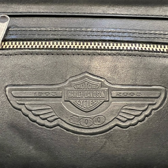 VTG Harley Davidson 100th Anniversary Authentic Tri-fold Collectible Wallet RARE - Picture 9 of 13